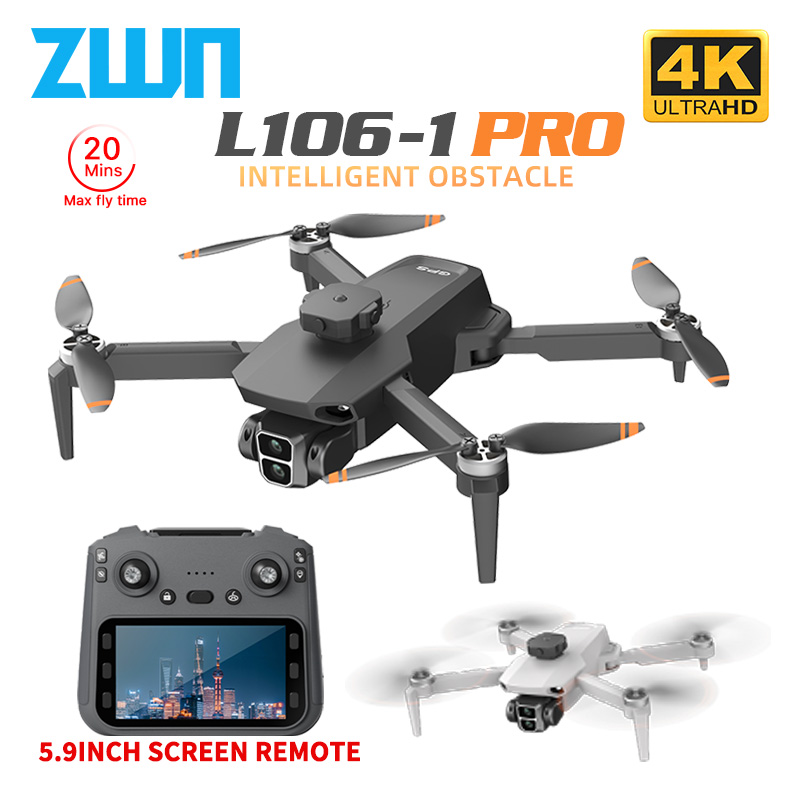 Brushed Drone Motor - L106-1PRO GPS Professional Drone With 4K