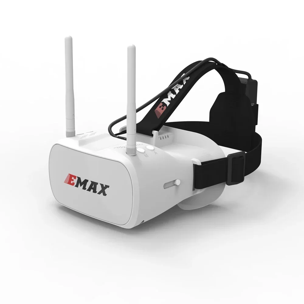 Emax 5.8G 48CH FPV Glasses Tin - Goggles Fpv ulasan dan harga