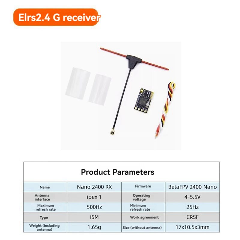 ABXE-5X ELRS Receiver 2.4Ghz N - Drone Antenna ulasan dan harga