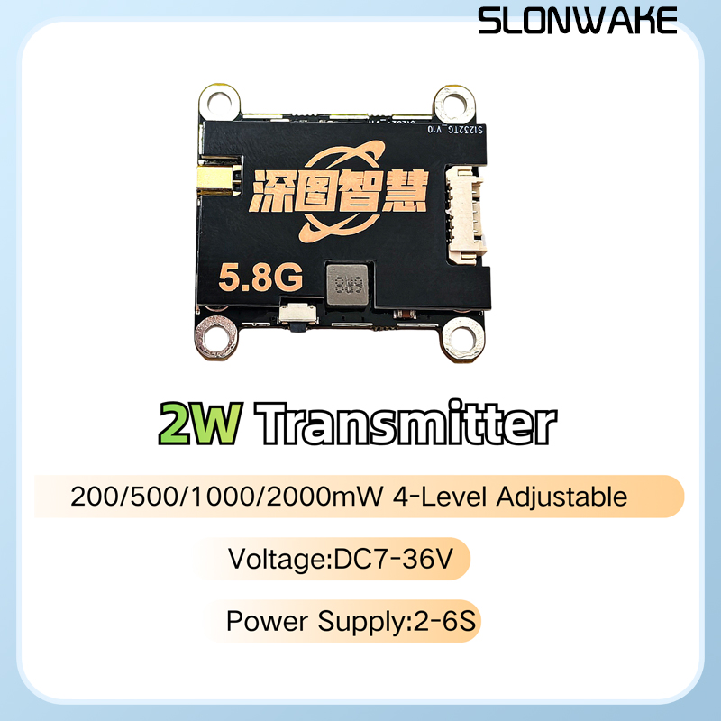 SLONWAKE 5.8G 56CH 2W transmit - Fpv Camera ulasan dan harga