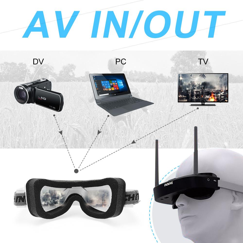 Eachine EV100 720*540 5.8G 72C - Goggles Fpv ulasan dan harga