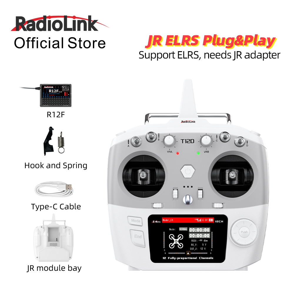 RadioLink T12D JR Module 12CH  - Radio Transmitter 2.4Ghz ulasan dan harga