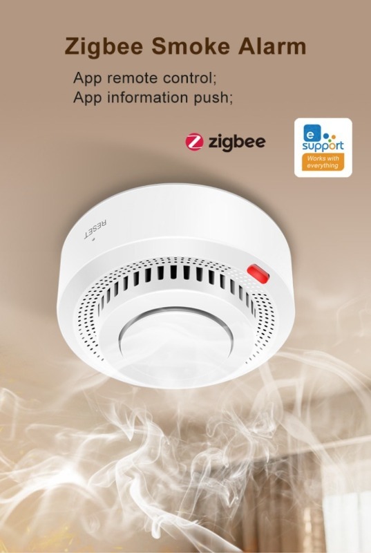 EWelink Zigbee Smart Smoke Ala - Smoke Stopper ulasan dan harga
