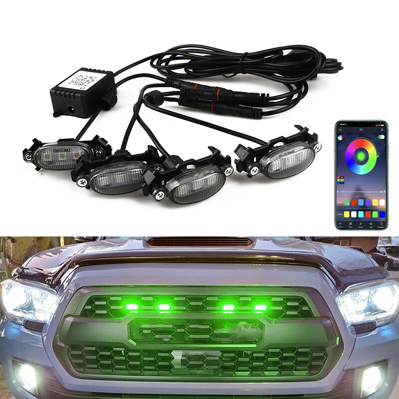 Car Grille LED Lights For Toyo - Smoke Stopper ulasan dan harga