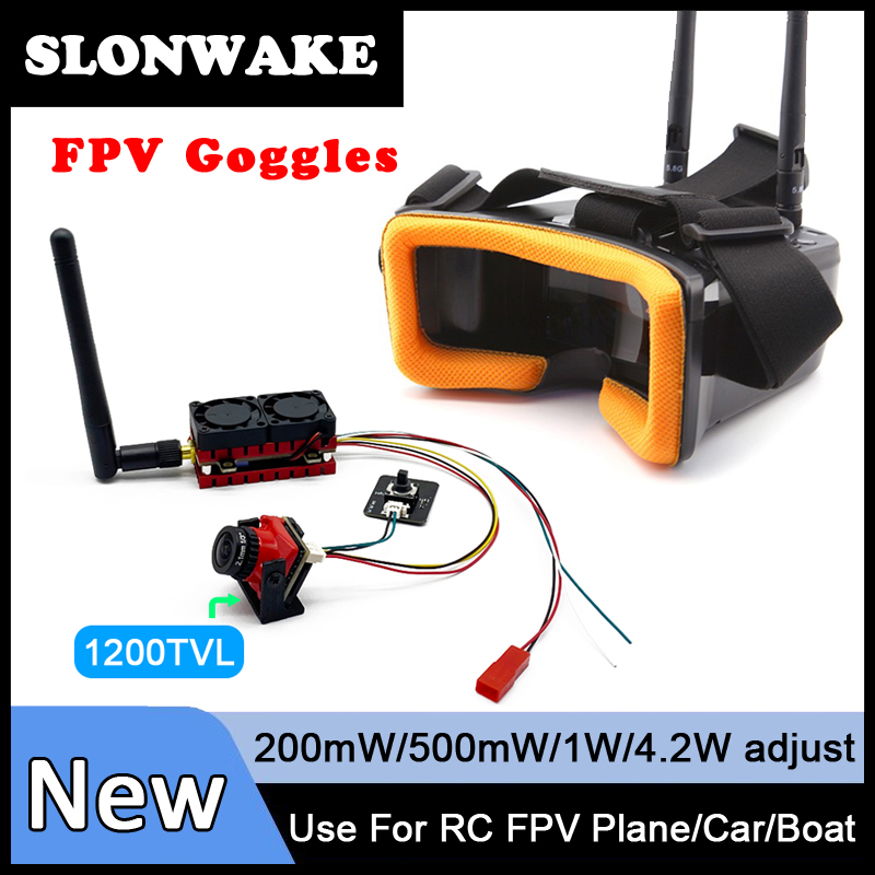 SLONWAKE 5.8G 48CH 4.2W VTX Tr - Goggles Fpv ulasan dan harga