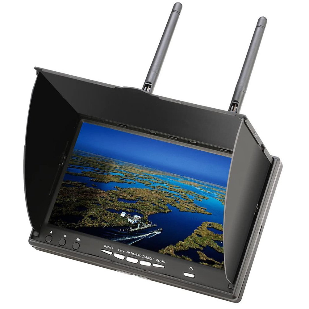 LCD5802D LCD5802S 7 Inch 5.8G  - Goggles Fpv ulasan dan harga