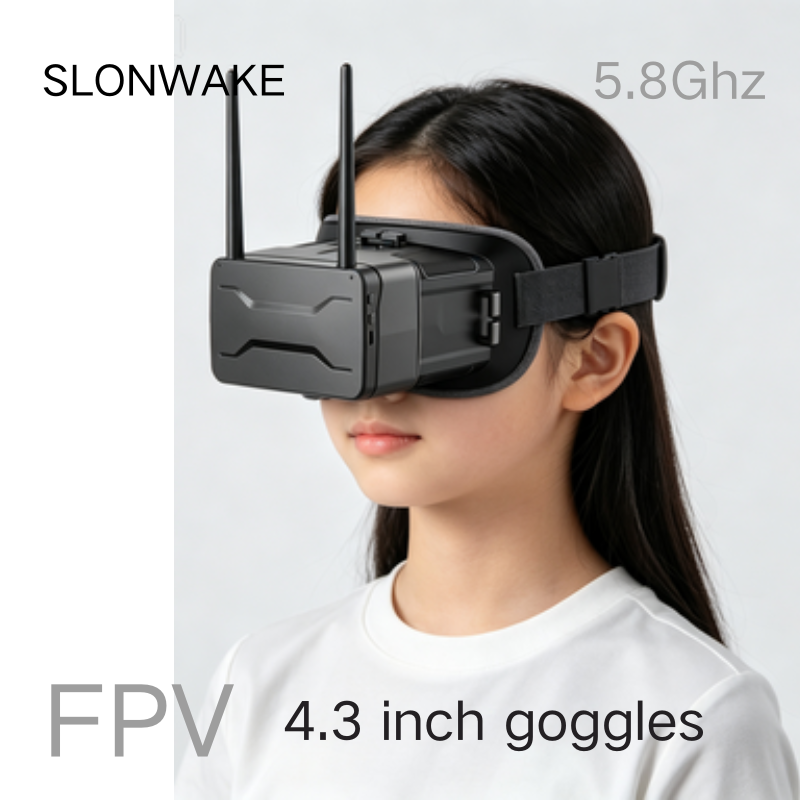 5.8G FPV Goggles 4.3 Inch 480* - Goggles Fpv ulasan dan harga