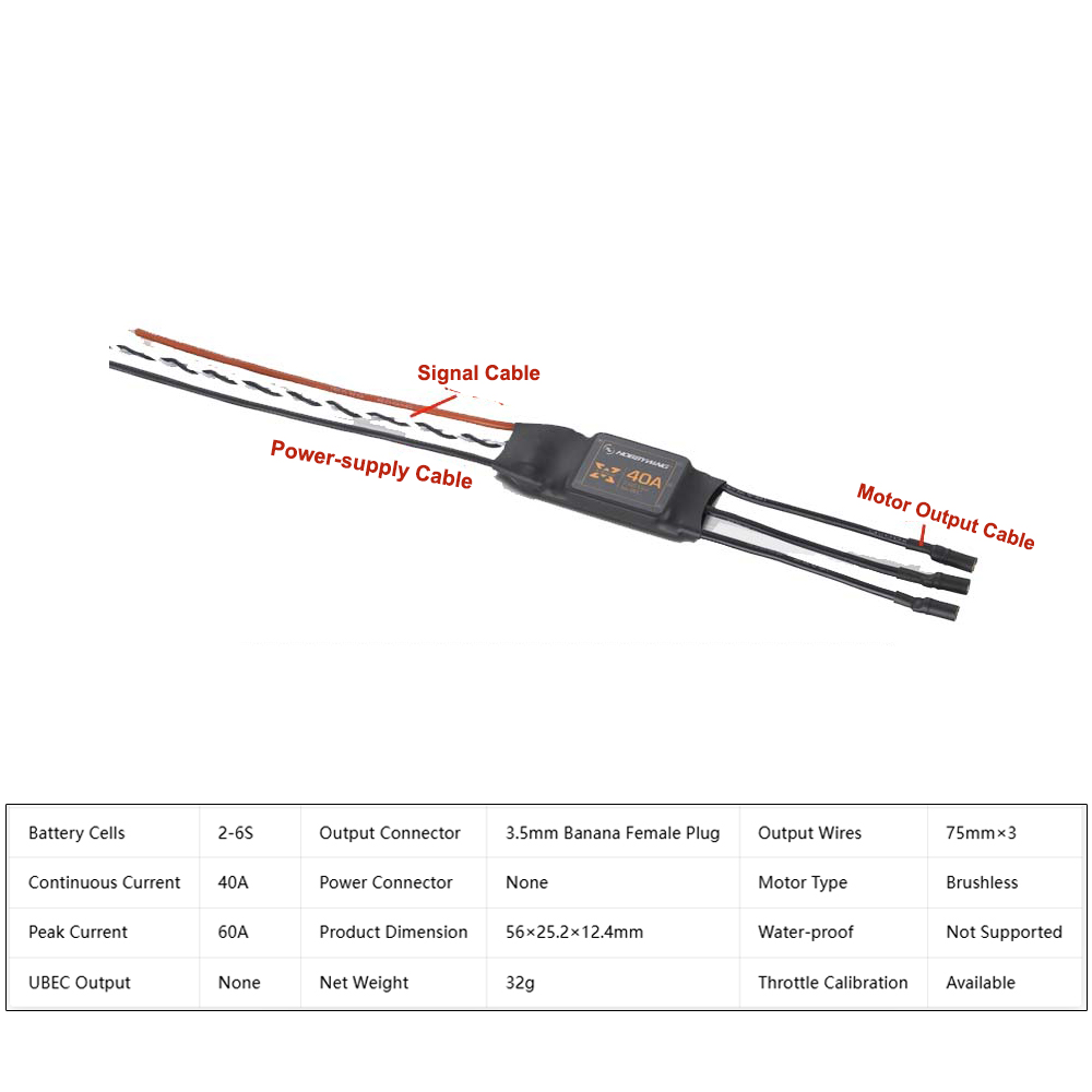 Hobbywing XRotor 40A Brushless - 4 In 1 Esc ulasan dan harga