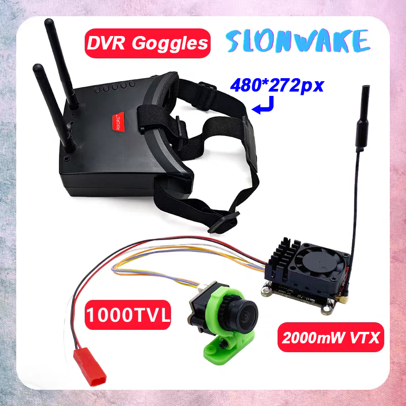 Over 20Km Range 5.8Ghz 2W FPV  - Goggles Fpv ulasan dan harga
