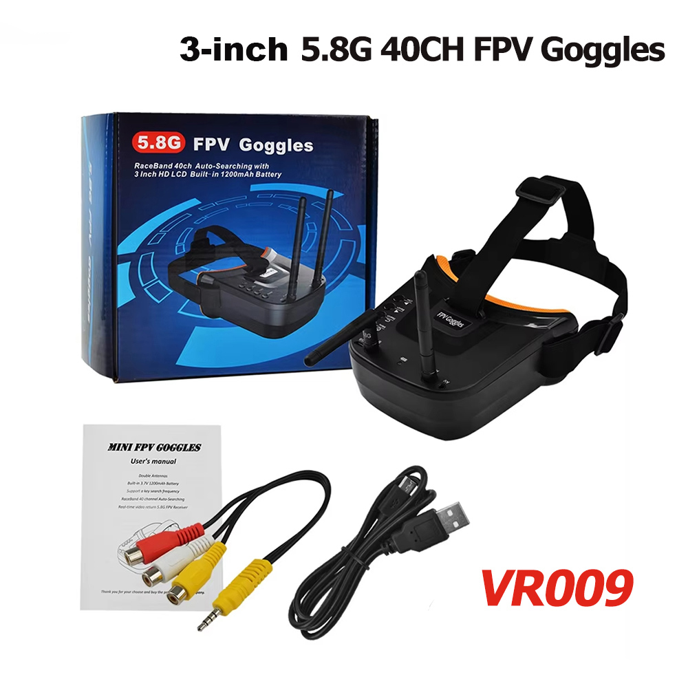 VR009 FPV Video Goggles 3Inch  - Goggles Fpv ulasan dan harga