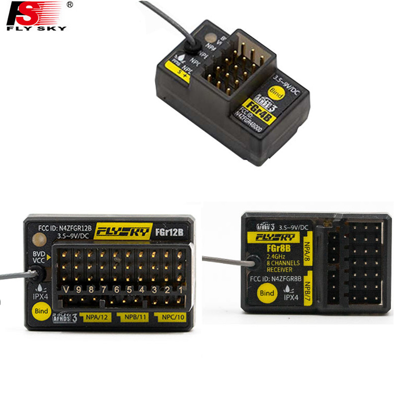 Flysky FGr4B FGr8B FGr12B 2.4G - Radio Transmitter 2.4Ghz ulasan dan harga
